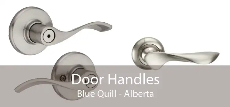 Door Handles Blue Quill - Alberta