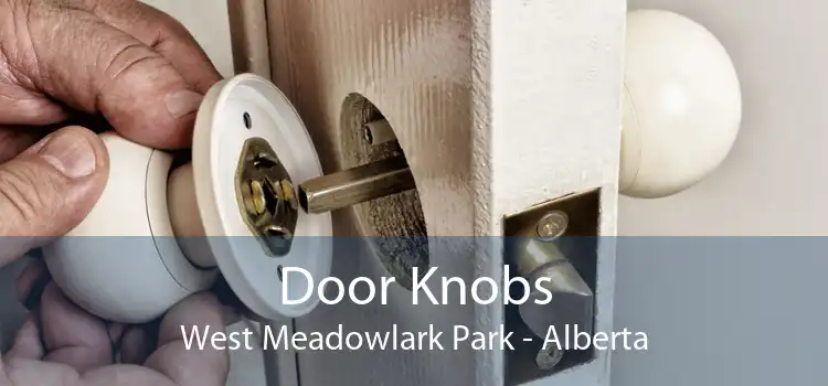 Door Knobs West Meadowlark Park - Alberta