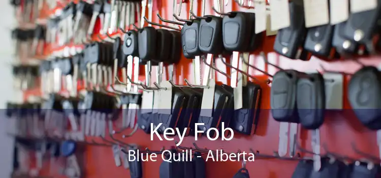 Key Fob Blue Quill - Alberta