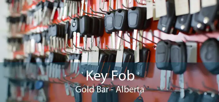 Key Fob Gold Bar - Alberta