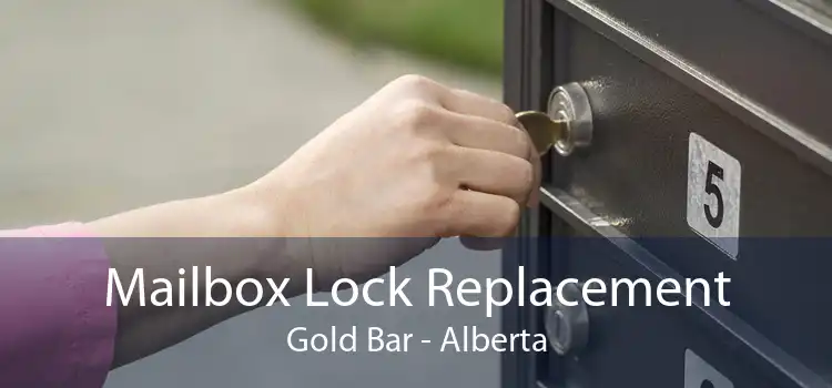 Mailbox Lock Replacement Gold Bar - Alberta